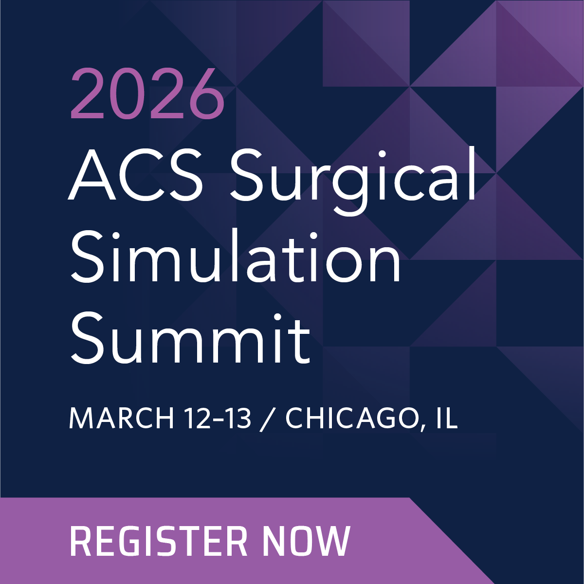 Register for 2026 ACS Surgical Simulation Summit