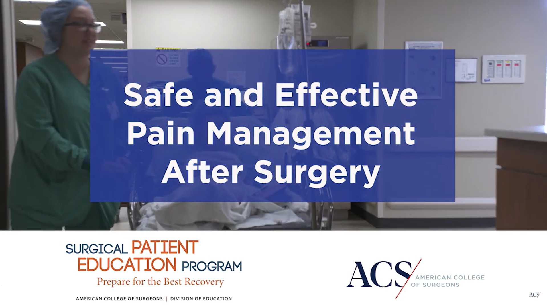 Safe Opioid Use in Surgery: A Team-Based Approach