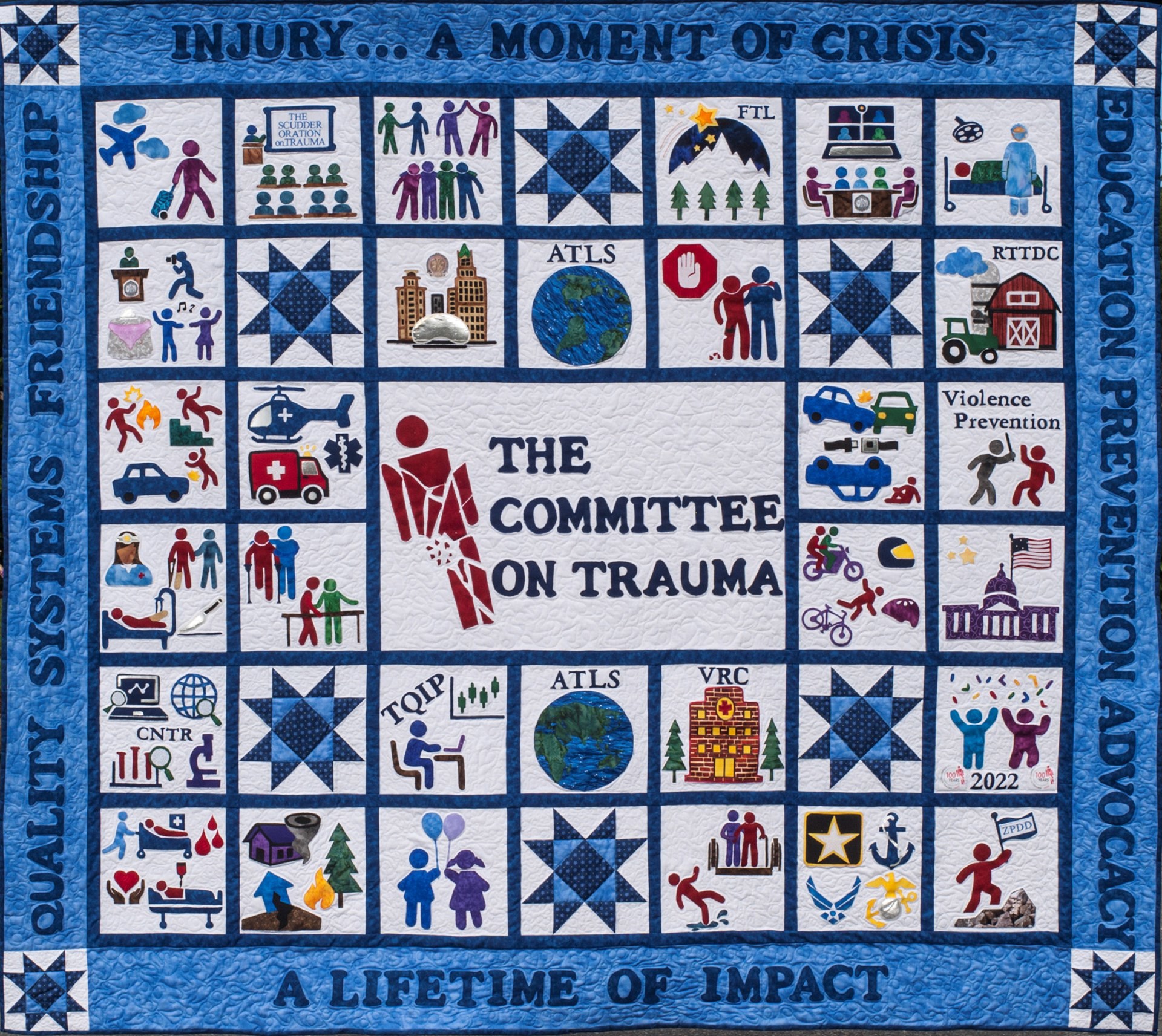 Committee on Trauma Centennial Quilt