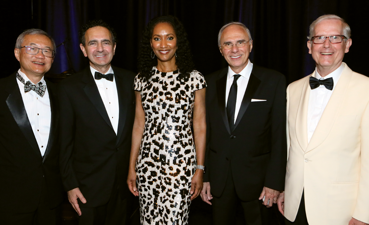 Dr. Atala (second from left) with, from left (all MD, FACS): ACS First Vice-President Quan-Yang Duh, ACS Executive Director Patricia L. Turner, ACS Board of Regents Chair Anton N. Sidawy, and ACS Regent Fabrizio Michelassi.