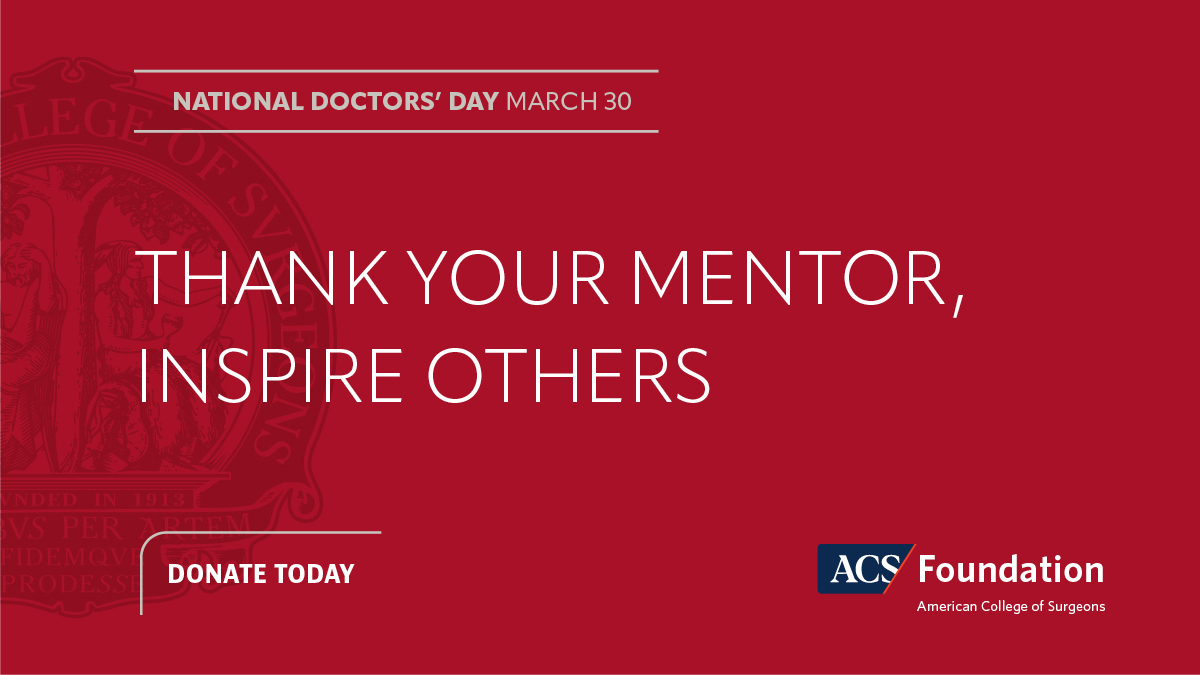 National Doctors’ Day Is March 30