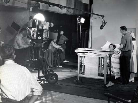 Still from production of RN: Serving All Mankind