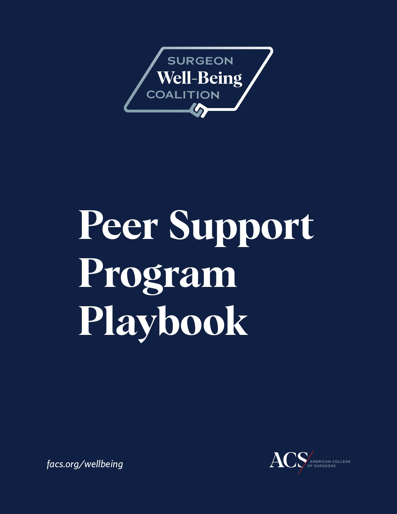 ACS Releases Peer Support Playbook to Help Surgical Programs