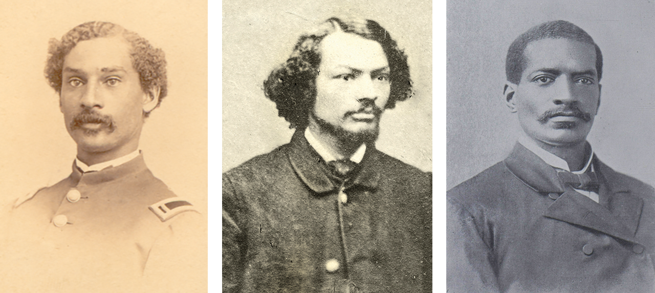 From left to right: Dr. Anderson Abbott, Dr. Jerome R. Riley, Dr. John H. Rapier Jr.