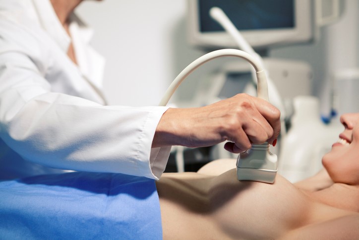 An ultrasound is performed using a wand.  Image Credit: M_a_y_a / iStock / Getty Images