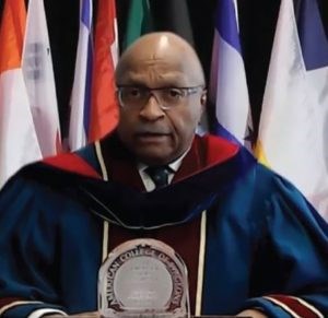 Dr. L.D. Britt was presented with the Lifetime Achievement Award