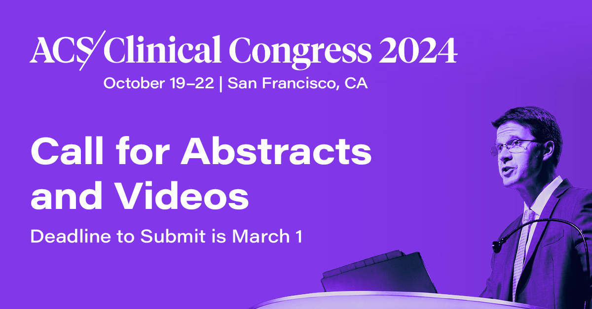 Submit Your Clinical Congress 2024 Abstracts by Friday