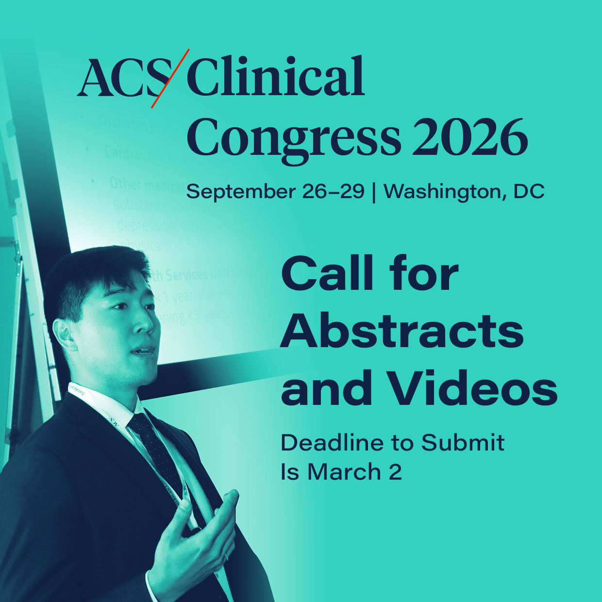Write Winning Abstract for Clinical Congress 2026
