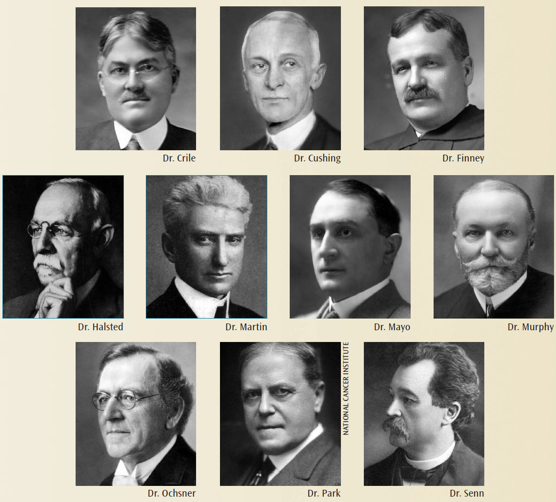 Photos courtesy of the American College of Surgeons Archives, except where indicated