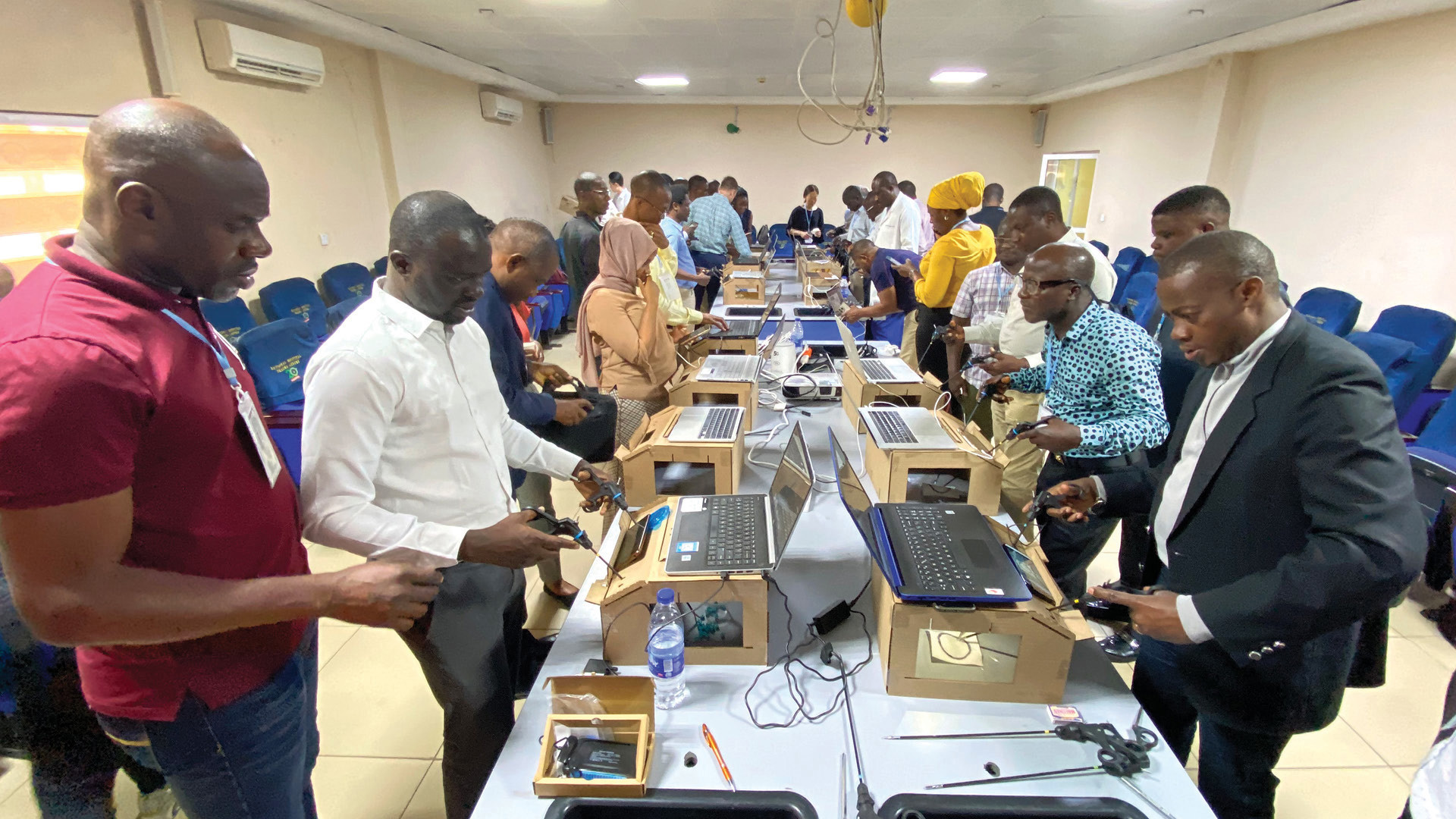 Low-Cost Box Trainer Guides Learners in LMICs and Students Closer to Home