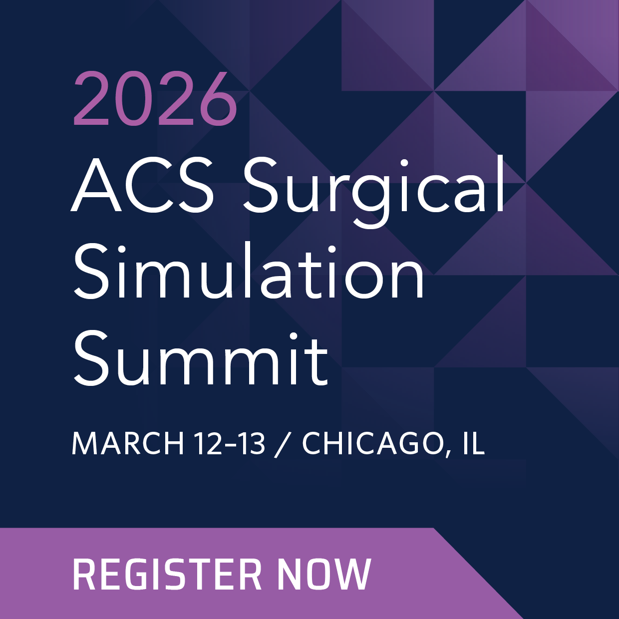 Register for 2026 ACS Surgical Simulation Summit