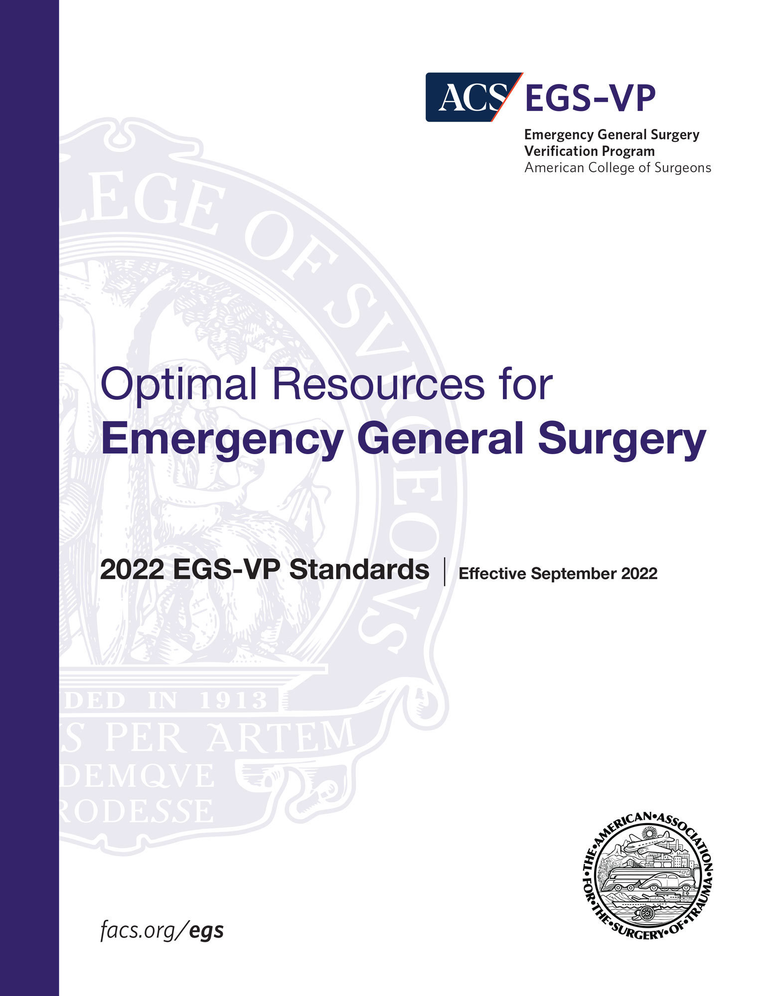 Egs Program Emergency General Surgery Program Standards | ACS