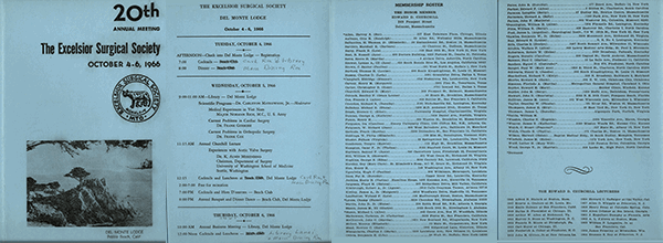 20th Annual Meeting of the Excelsior Surgical Society October 4-6,1966