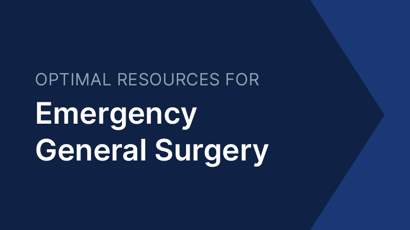 Emergency General Surgery Program Standards