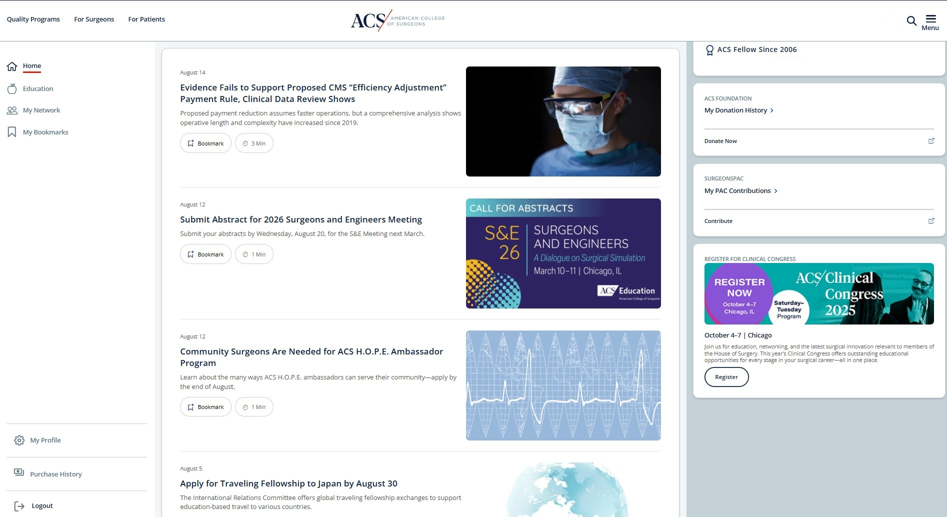 Are You Taking Advantage of Your ACS Surgeon’s Dashboard?