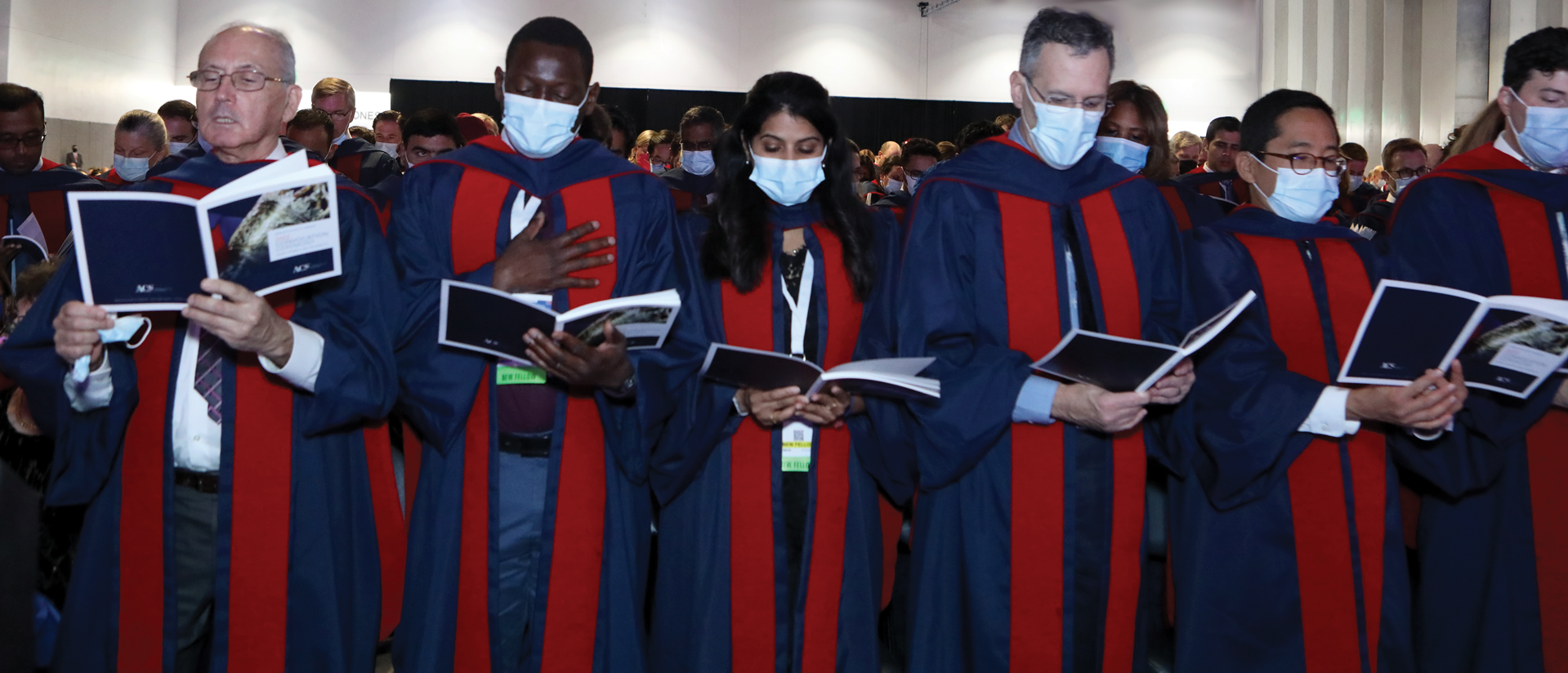 Convocation: New Initiates recite the Fellowship Pledge 
