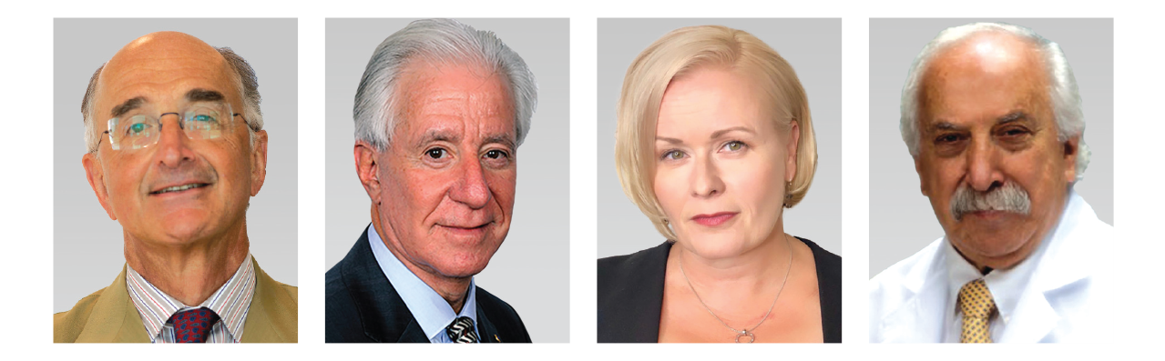 From left to right: Drs. Marco Montorsi, Graham Newstead, Paulina Salminen, and Samuel Shuchleib Chaba