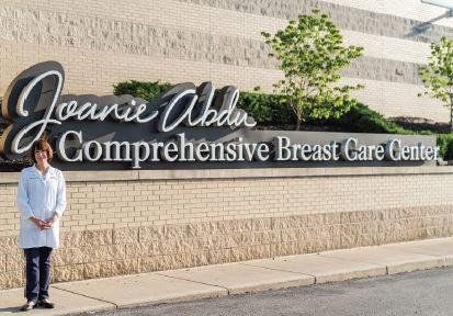 Dr. Gantt in front of the JACBCC