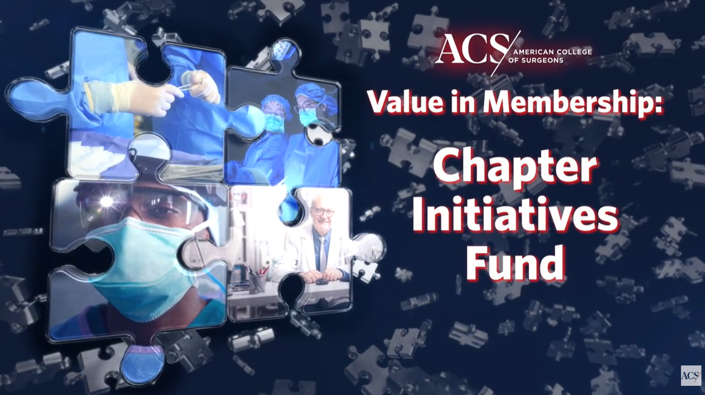 ACS Chapter Initiatives Fund Helps Support Surgeons
