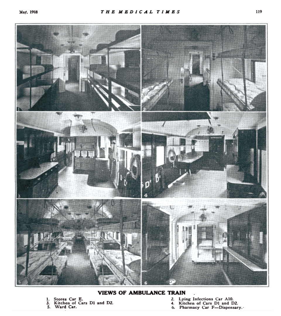 Views of Ambulance Train
