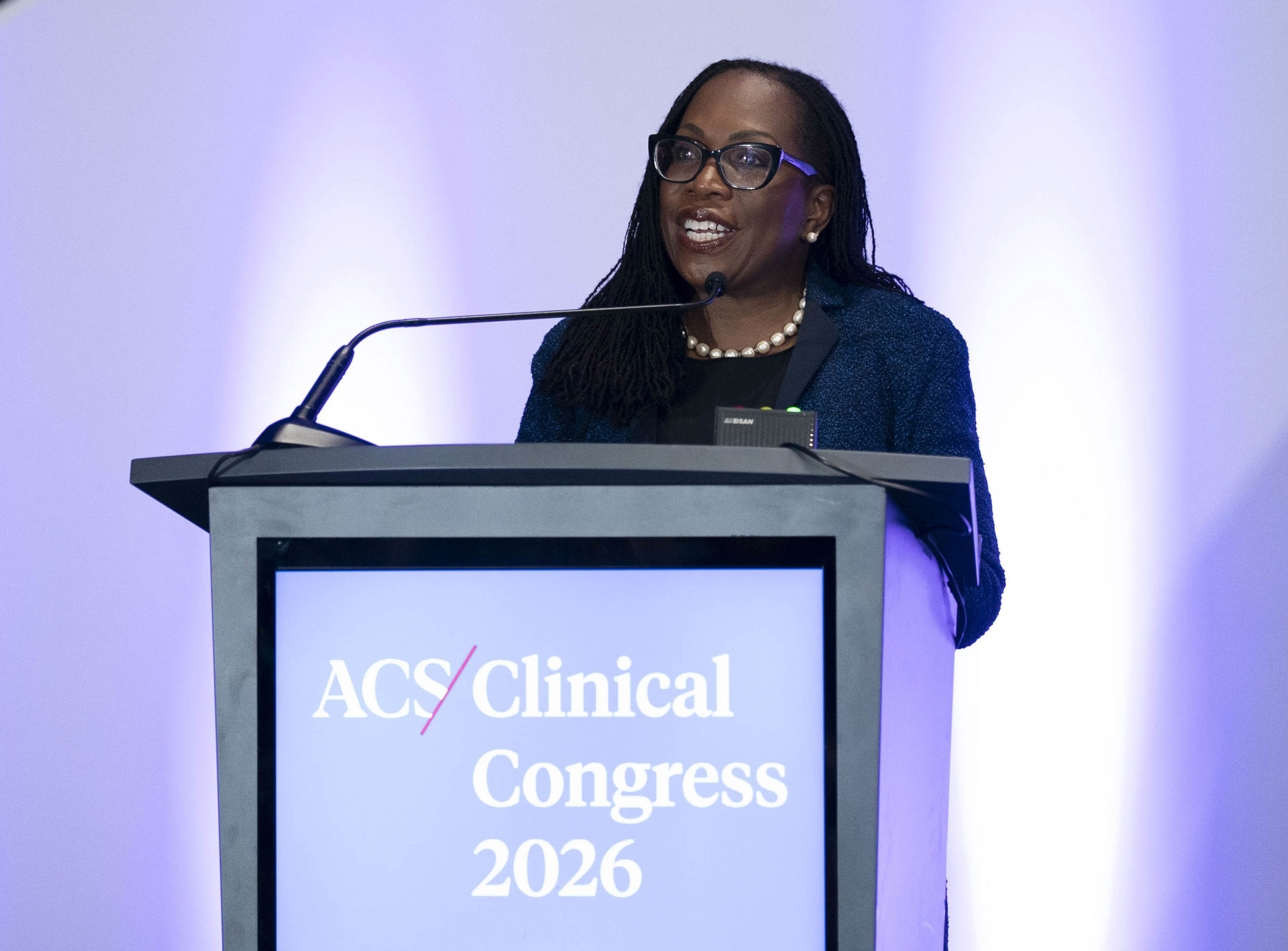 US Supreme Court Justice Ketanji Brown Jackson Shares Insights with Surgeons