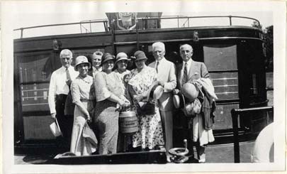 Mayo had a new boat built, the 120-foot long yacht the North Star in 1922. Among those  onboard on July 17, 1932 were Dr. and Mrs. William J. Mayo, Isabelle H. Martin, Mr. and  Mrs. Fred A. Snyder, and Franklin H. Martin.