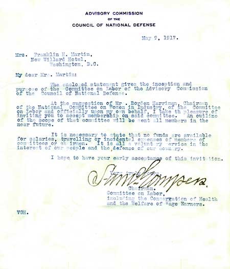 Letter to Mrs Martin