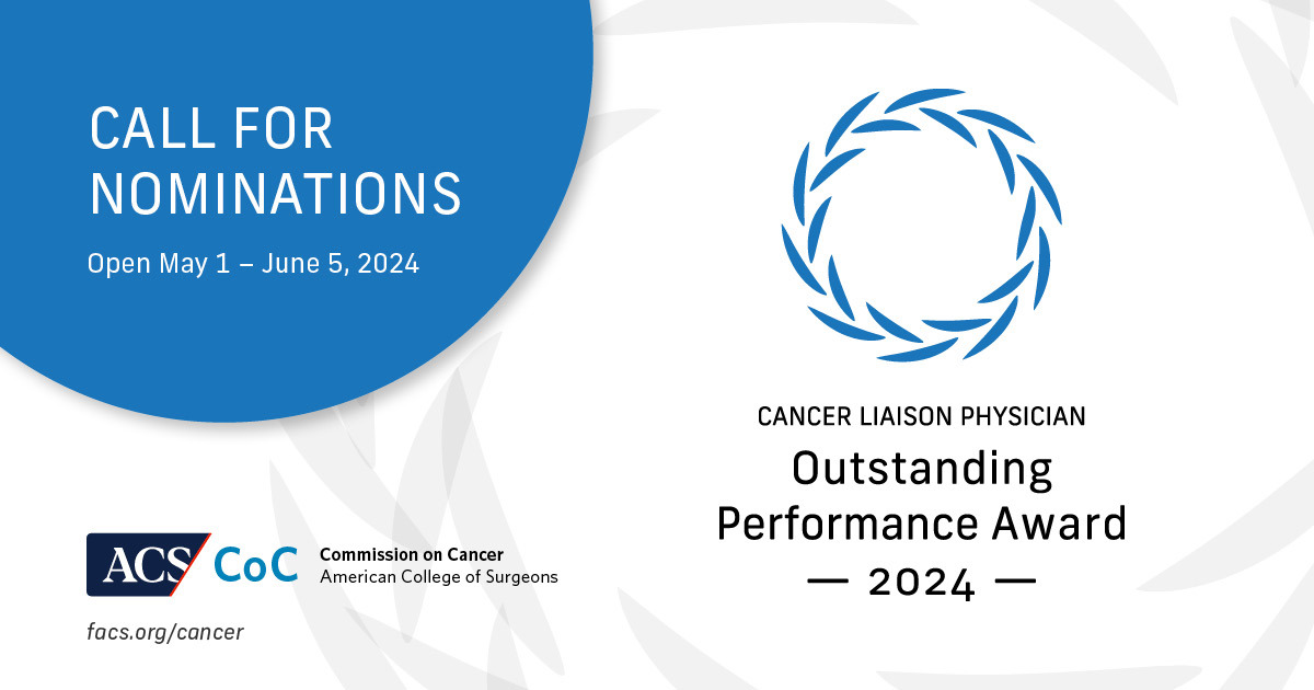 Nominate an Outstanding Cancer Liaison Physician Today