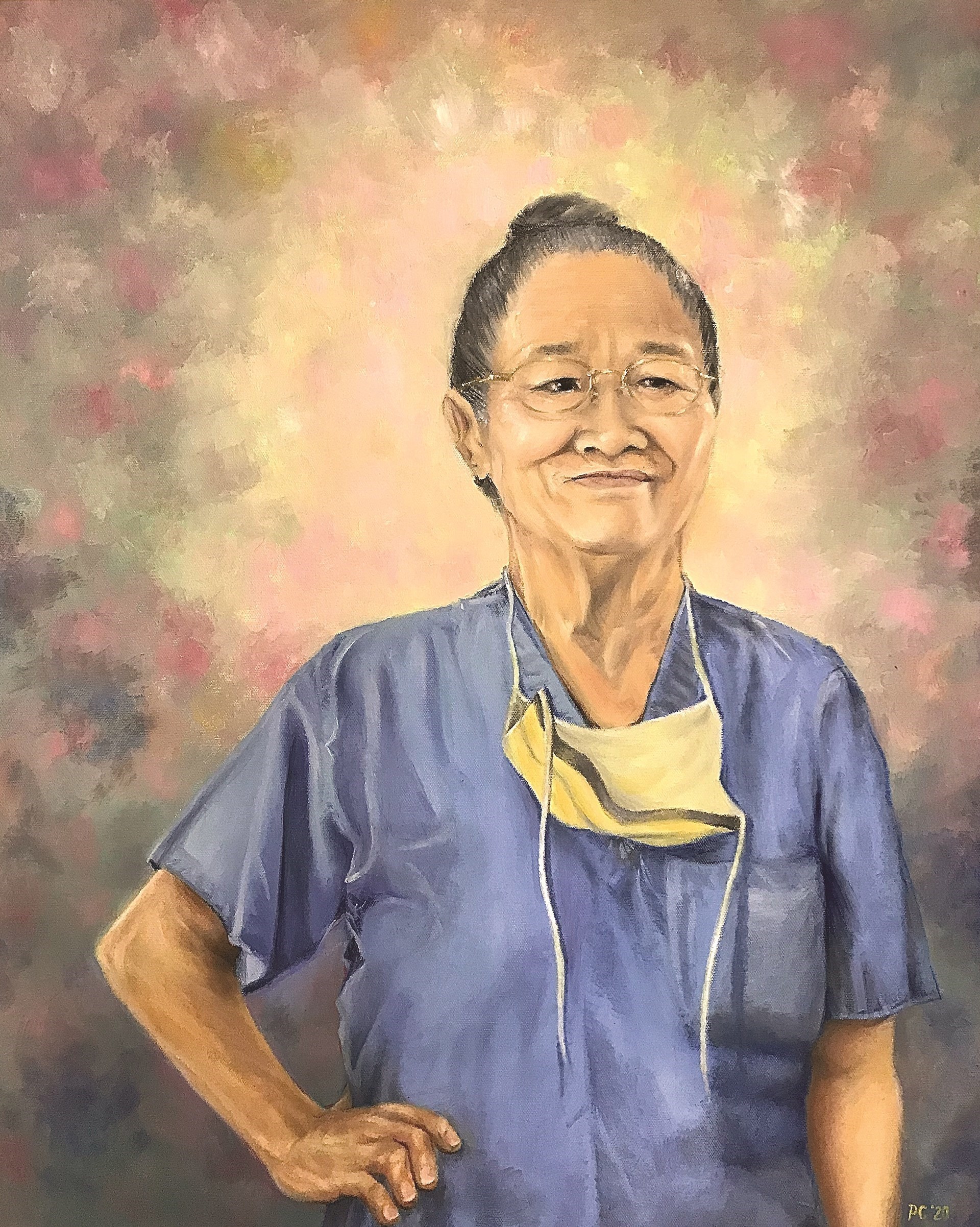 Portrait of Dr. Lee by Pamela Chen, MD