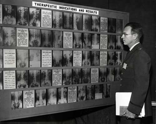 1954 Clinical Congress. John A. Schilling, Major, Randolph Field, Texas Participant, Forum/Tuesday Vascular Grafts <br>(Photo credit: Fredd Hess & Son, Atlantic City, NJ)