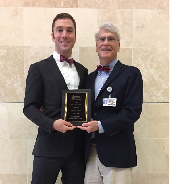 Drs. Constantine, Jr. (left) and Constantine Mavroudis