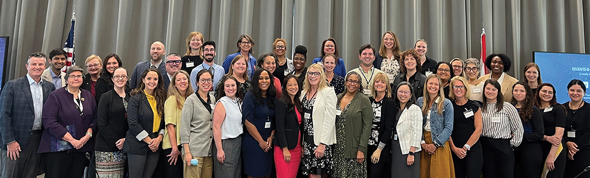 More than 50 attendees participated in the SAFER-Trauma event, including ACS trauma leaders Jeffrey D. Kerby, MD, PhD, FACS, COT Chair (front row, far left) and Eileen M. Bulger, MD, FACS, Medical Director of ACS Trauma Programs (front row, second from left).