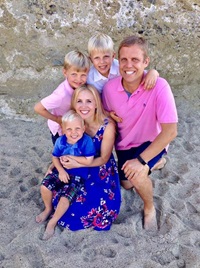 Ryan, Sharlene, and their three sons