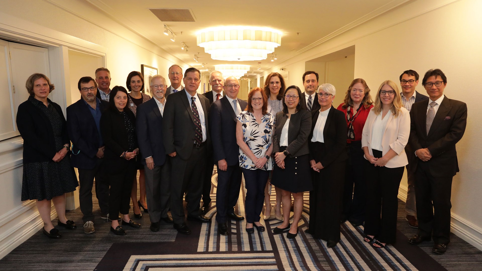 Representatives from the inaugural 25 hospitals verified by the ACS Quality Verification Program gather at the 2022 ACS Quality and Safety Conference in Chicago. 